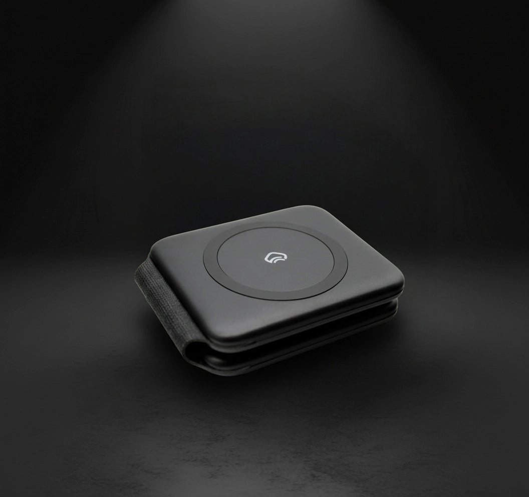 2-in-1 Foldable Wireless Charger for iPhone Magsafe AirPods & KOMUTR Earbuds - Komutr