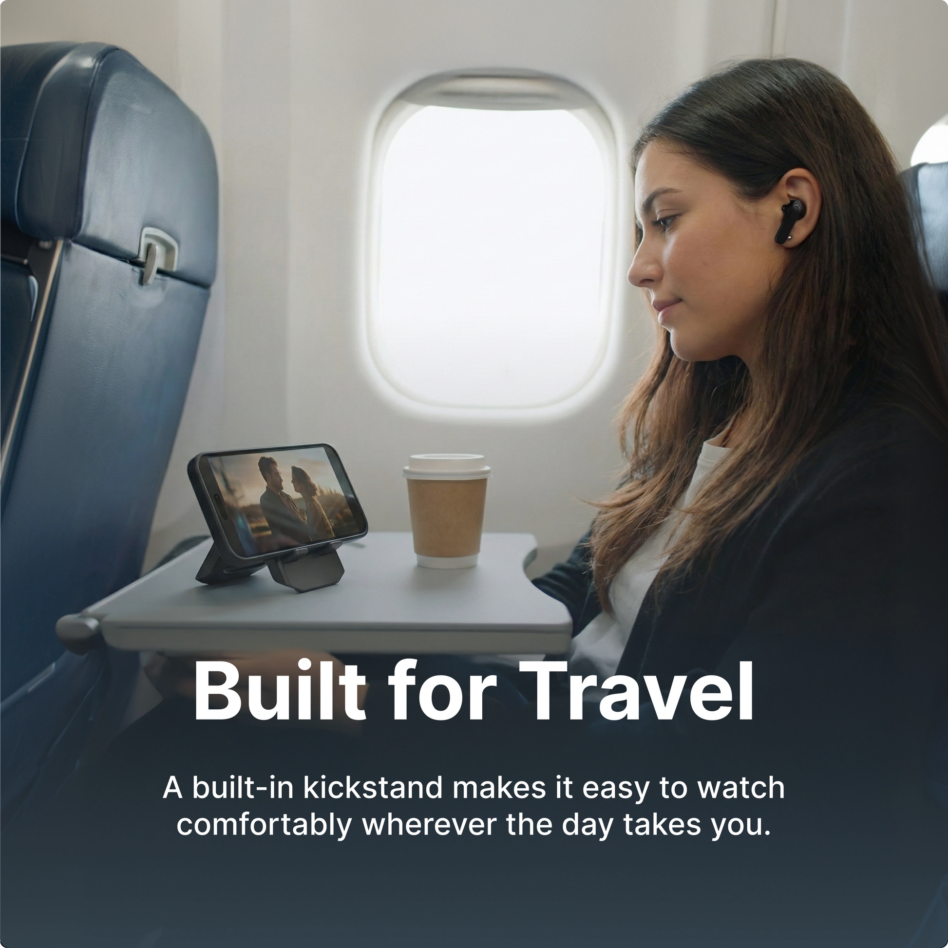 Komutr Earbuds with Slim MagSafe Built-In Kickstand - Komutr