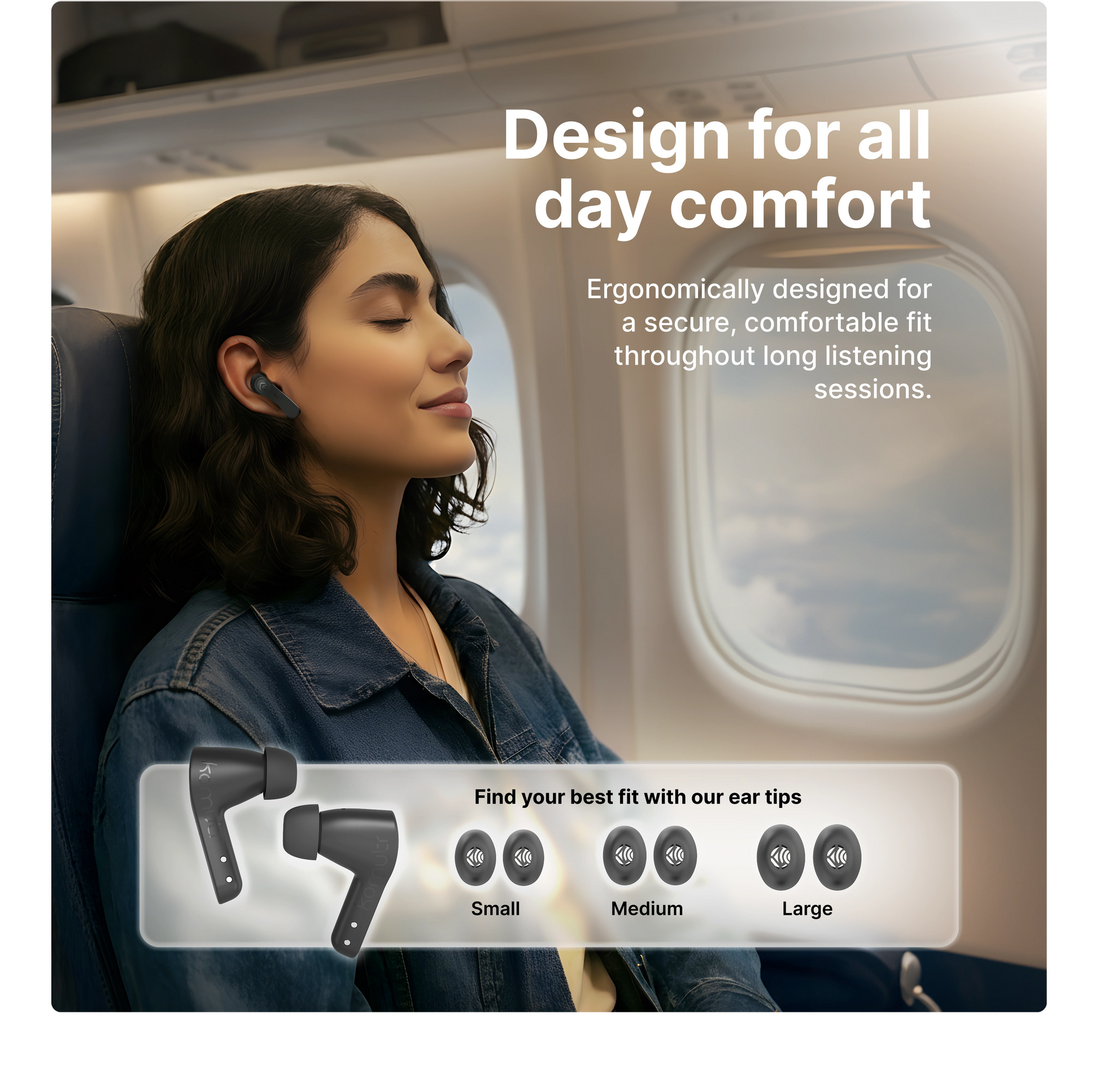 Komutr Earbuds with Slim MagSafe Built-In Kickstand - Komutr