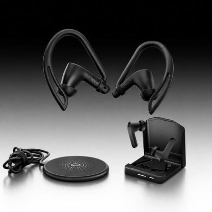Summer Special Sale Bundle: Komutr Earbuds+Wireless Charger+Ear Hooks