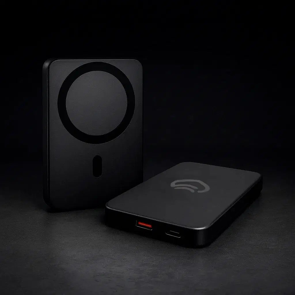 Power Bank for Magsafe,Portable Slim Magnetic Fast Charging for Travel, 5000 mAh 20W Type C - Komutr