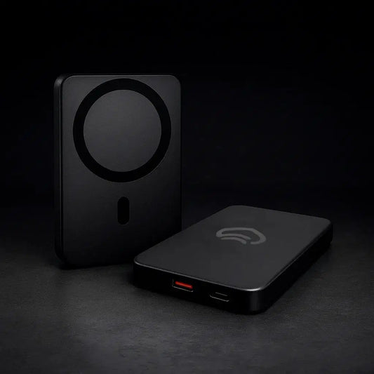 Power Bank for Magsafe,Portable Slim Magnetic Fast Charging for Travel, 5000 mAh 20W Type C - Komutr