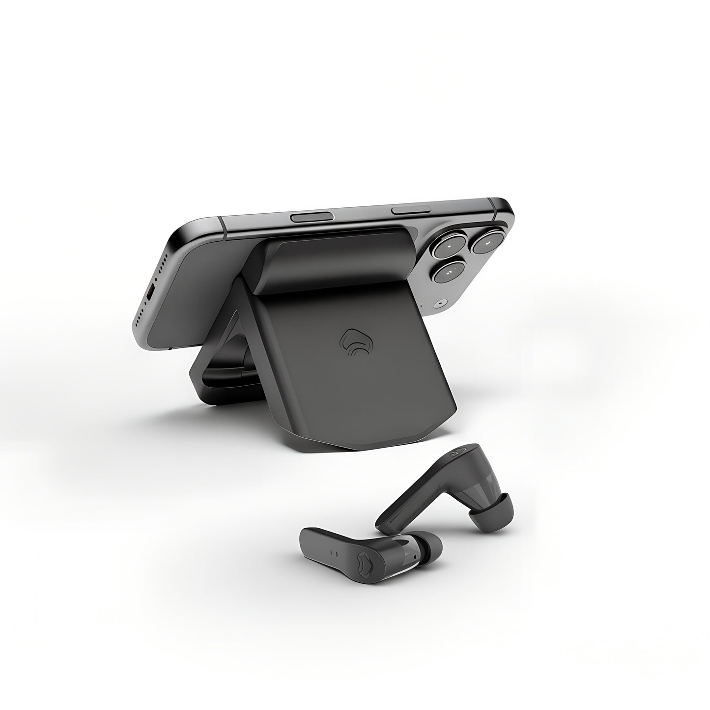 Komutr Earbuds with Slim MagSafe Built-In Kickstand